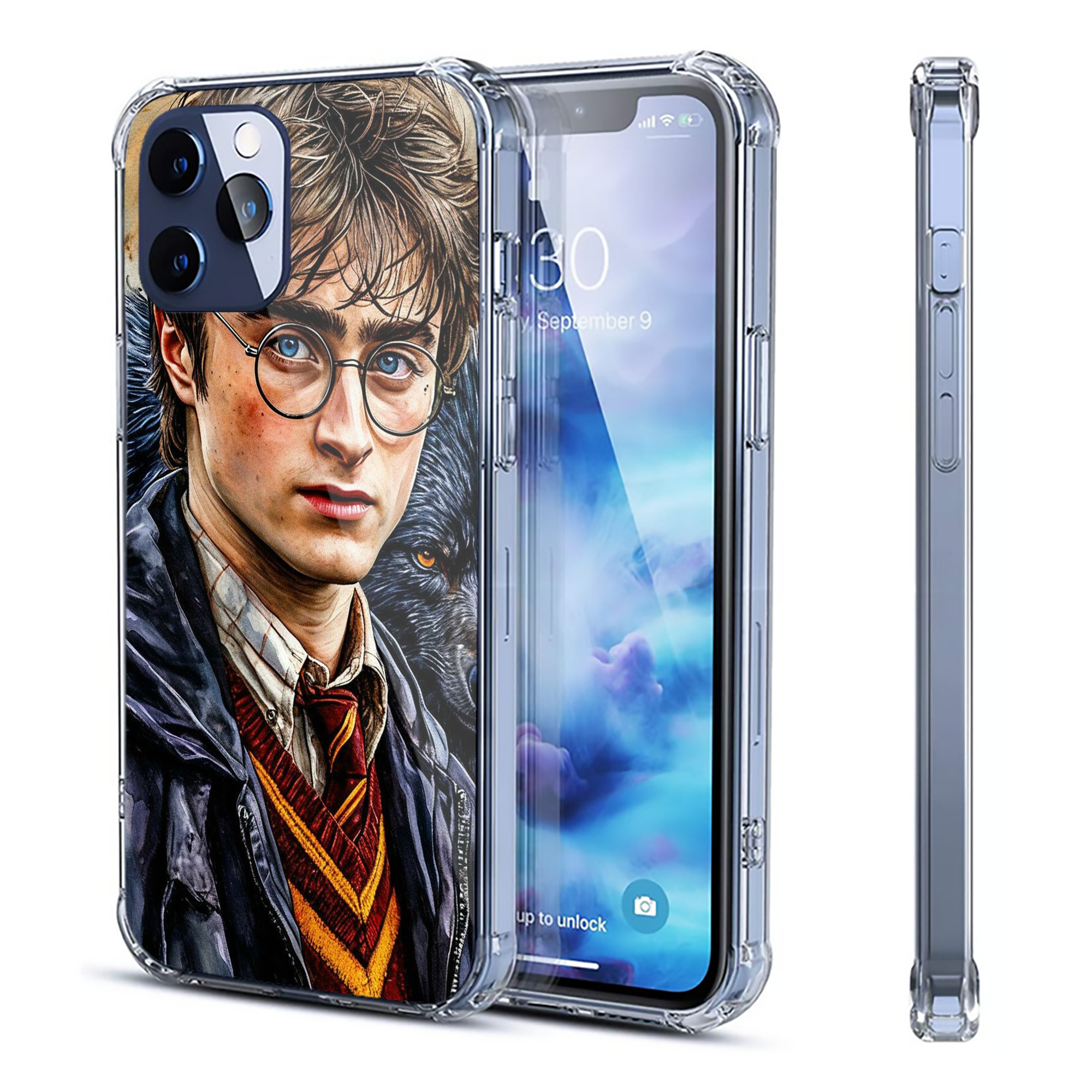 （画像用） Harry Potter ハリー・ポッターシリーズ 【iPhone 12シリーズ対応】透明スマホケース（クリアソフトケース）
